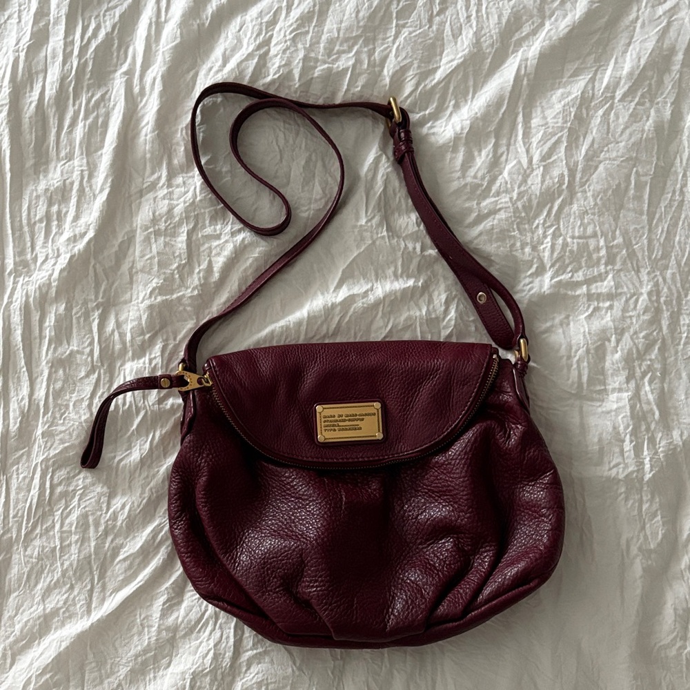 Marc by Marc Jacob’s Burgundy Leather Crossbody Bag